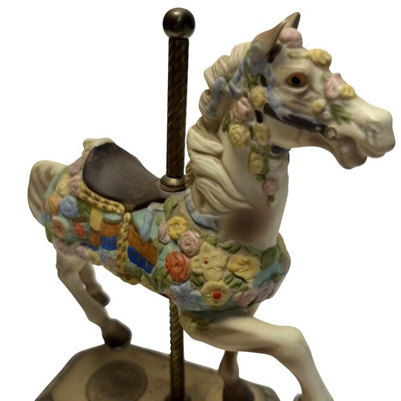Limited Edition Memories Americana Carousel Horse Figurine By Willets 1106/9500 - Picture 6 of 9